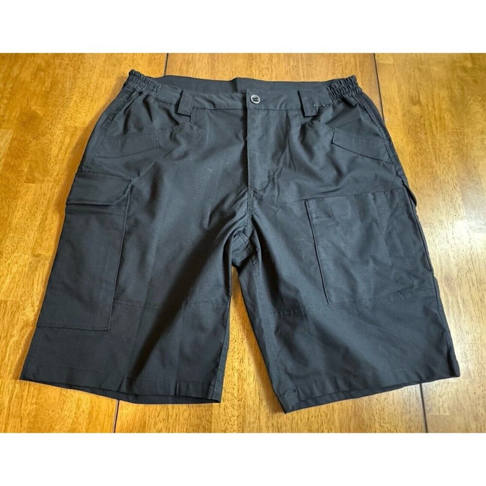 Free Soldier Tactical Gear Black Cargo Shorts Men Size 38 - EUC! 6 Pockets